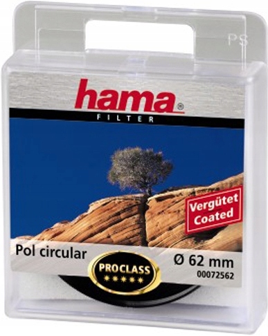Polarizační filtr Kolový Hama 62 mm 62 mm