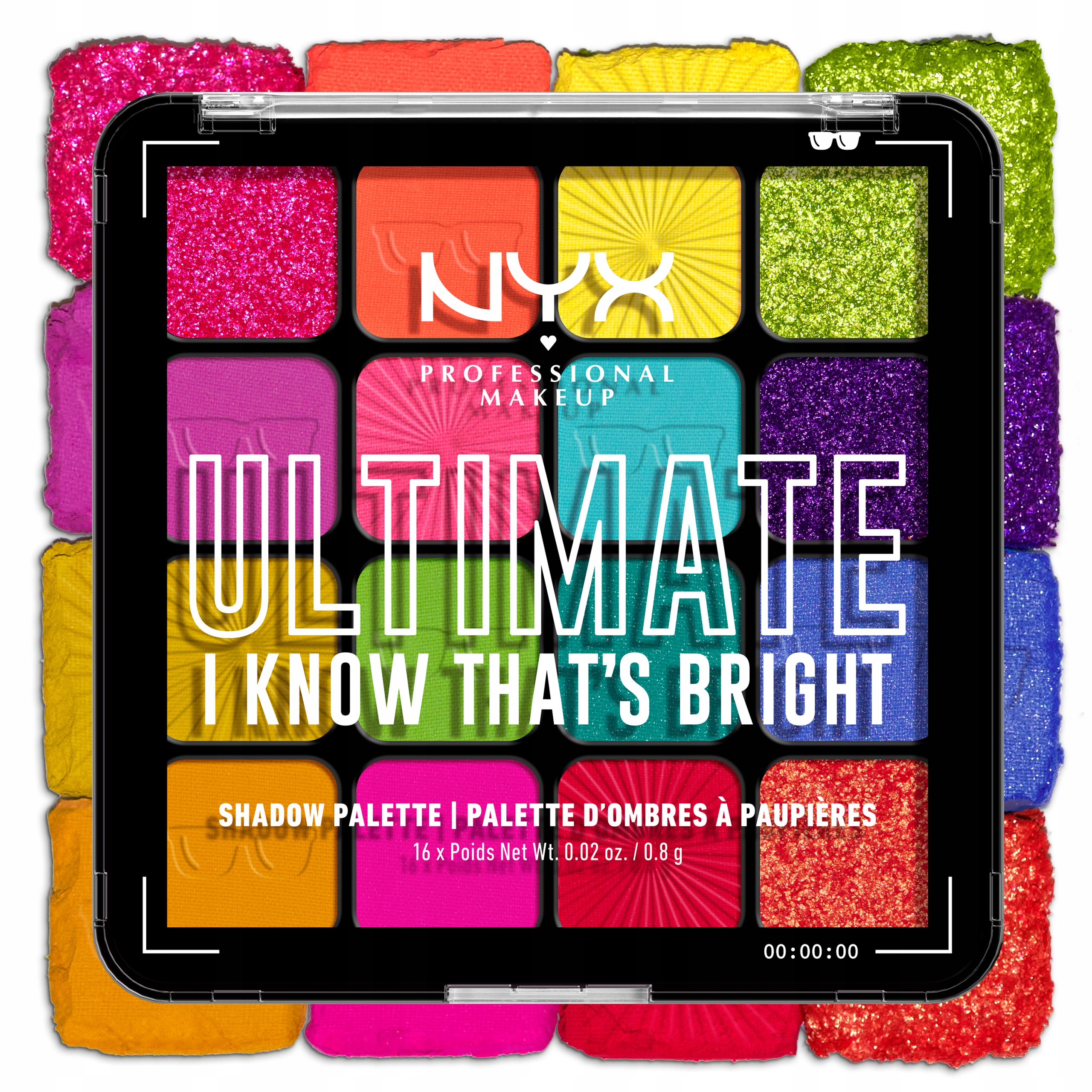 Nyx Ultimate Tropic Shock Paleta Cieni do Powiek 04 I Know That's Bright