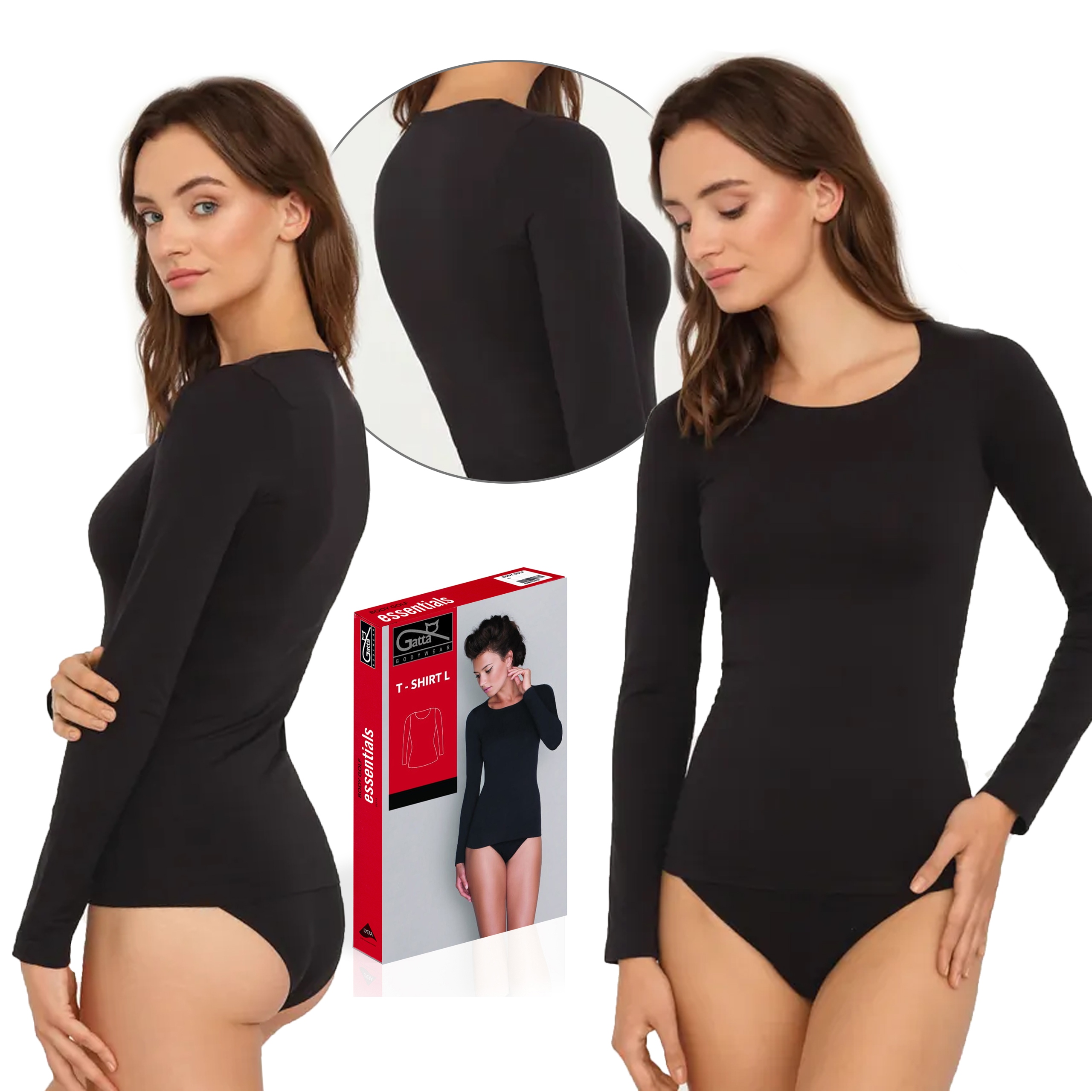 

koszulka bluzka długi rękaw Gatta T-shirt , S
