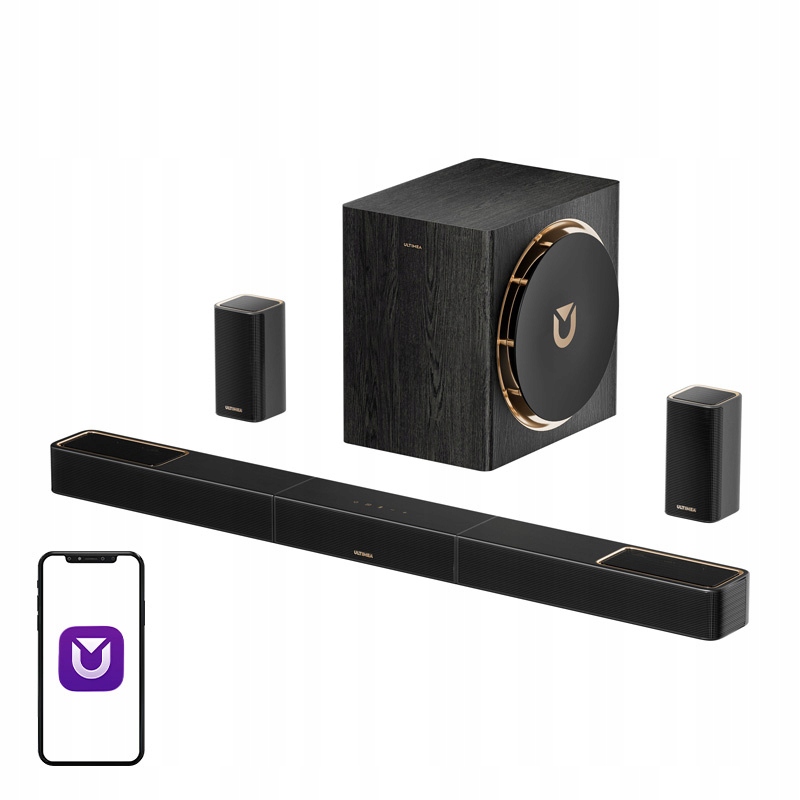 Soundbar Ultimea Skywave X50 5.1.4 Dolby Atmos z subwooferem 8"