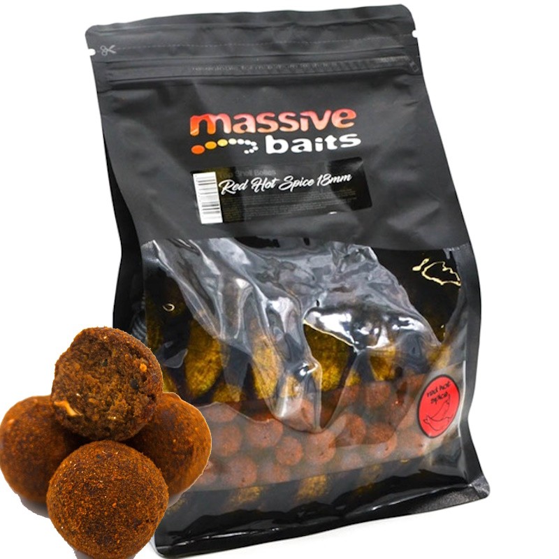 Kulki Zanętowe Massive Baits Top Shelf Boilies Red Hot Spice 18mm 1kg