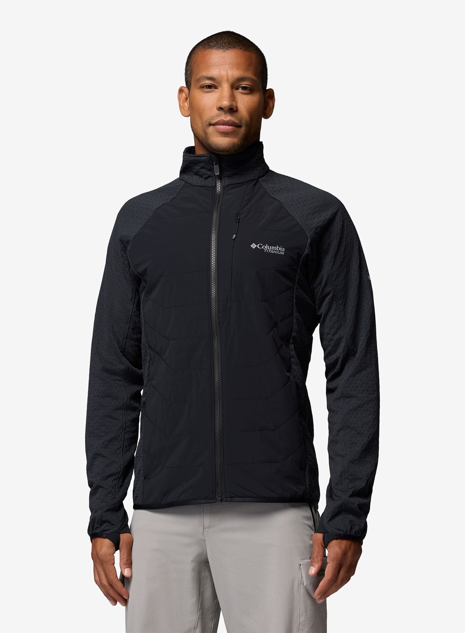 Kurtka hybrydowa Columbia Arctic Crest II Hybrid Full Zip black S