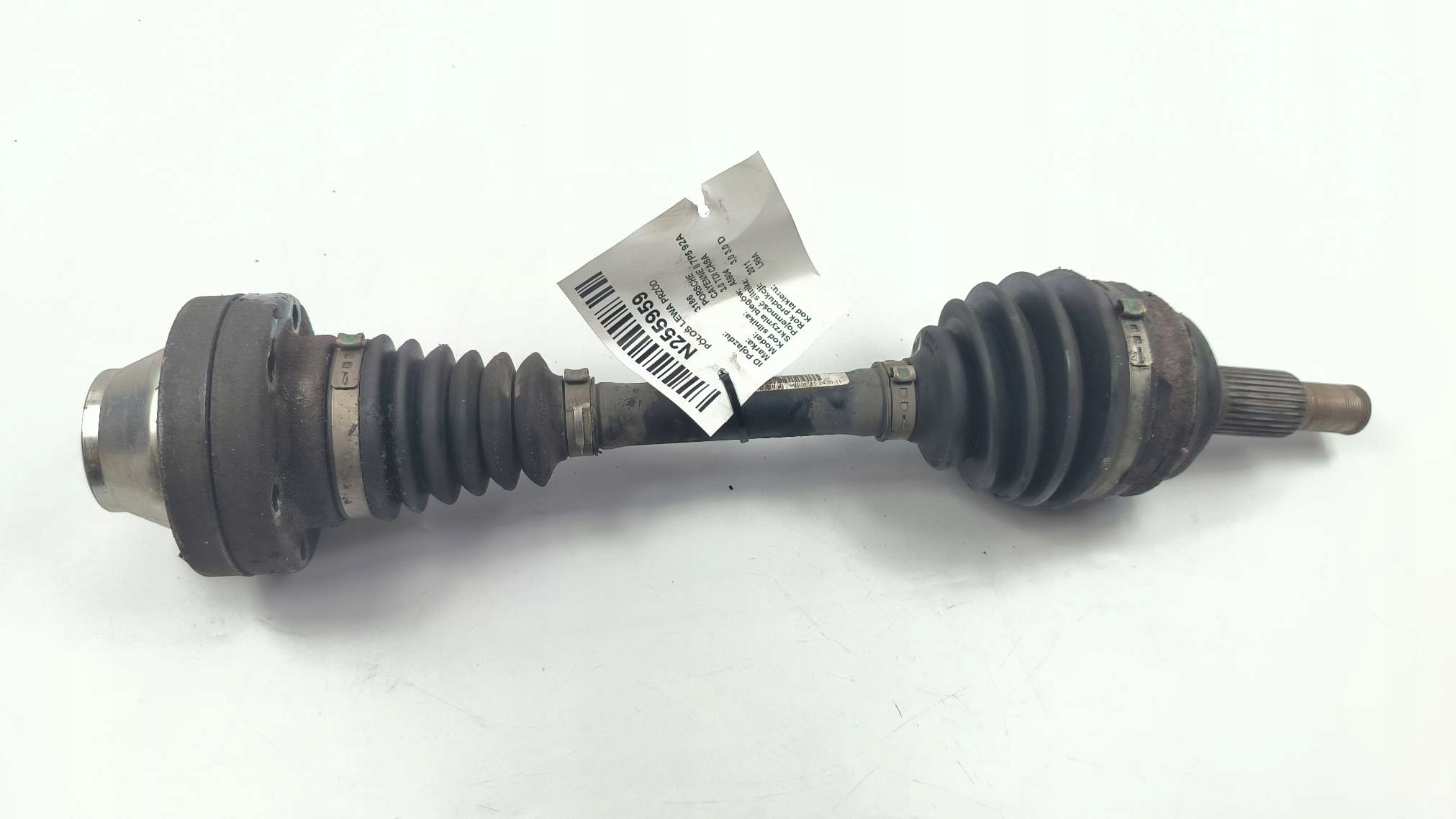 semi-axis left front 7P0407271B 3.0 D PORSCHE CAYENNE II 7P5 92A