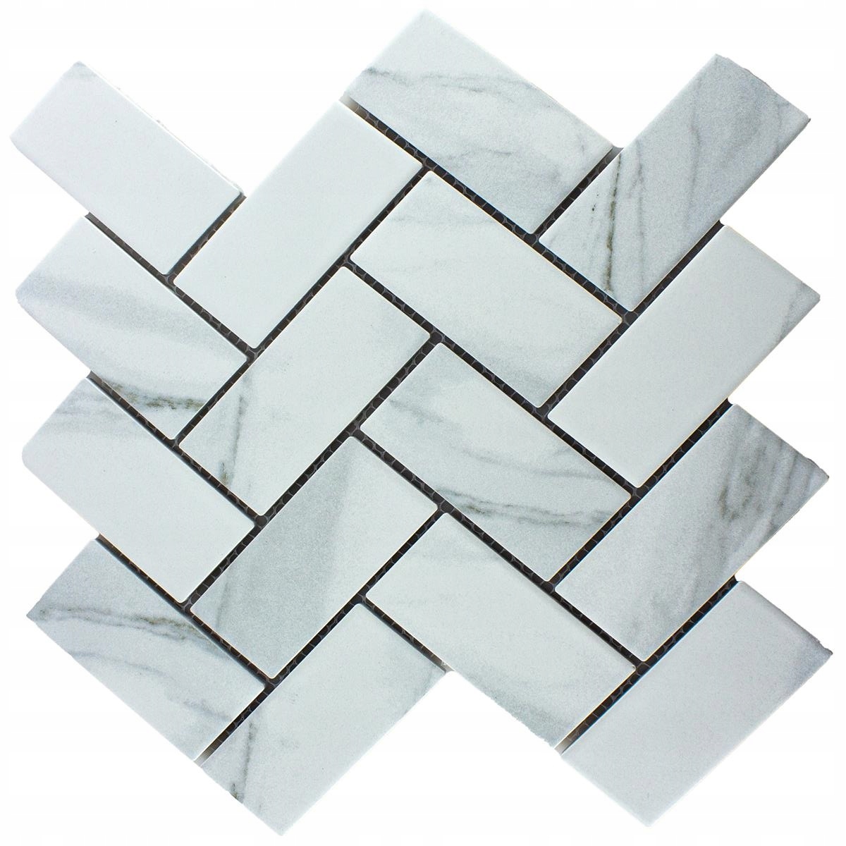 płytki ceramiczne jodełka MARBLE CARRARA chevron