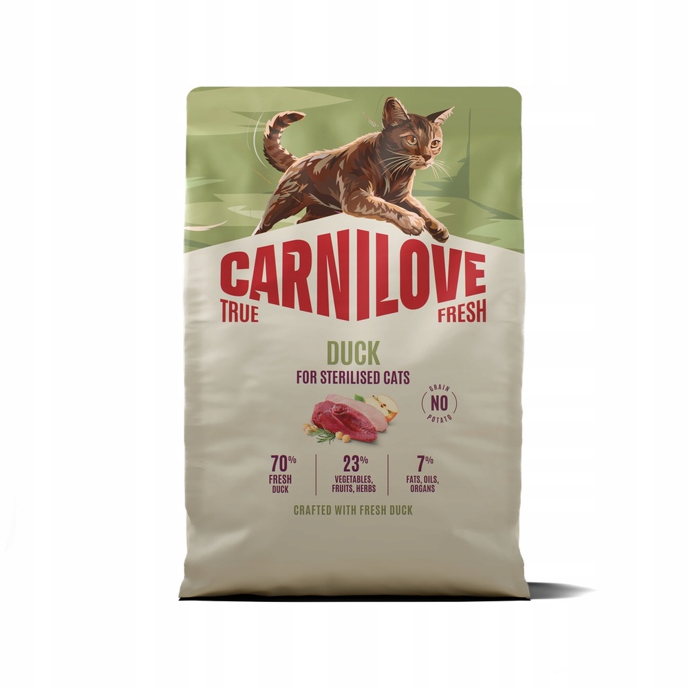 Carnilove True Fresh Cat Duck for Sterilised Adult 6 kg