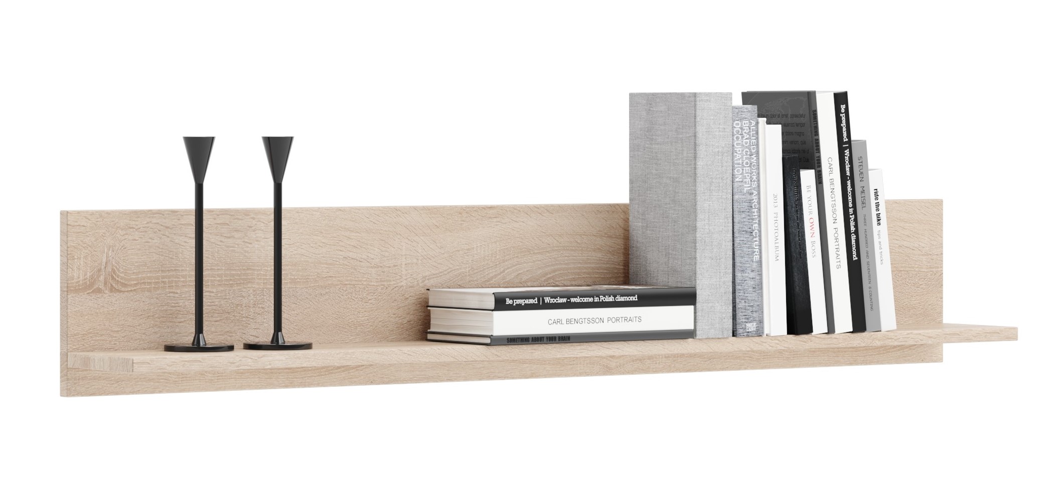 

Półka wisząca Shelf 100 cm ścienna solidna salon