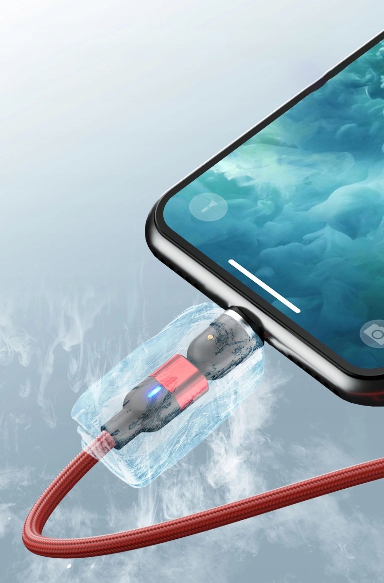 50cm KABEL MAGNETY 540st 3A FAST 5-PIN 3-ADAPTERY Zgodność ze standardem Quick Charge 1.0 Quick Charge 2.0 Quick Charge 3.0