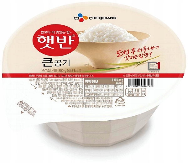 

Ryż gotowy Hetban, biały kleisty 300g Cj