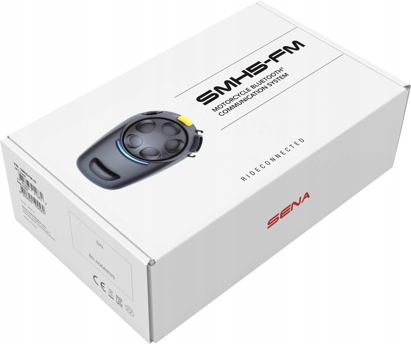Motocyklový Interkom Sena SMH5-FM Bluetooth 5.1 S Fm Rádiom 1 Sada