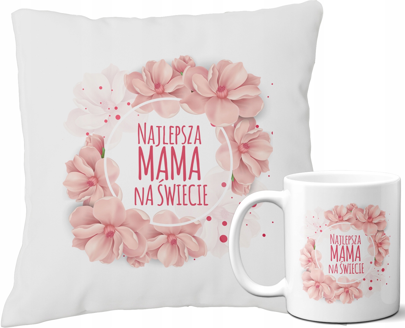 

Zestaw Poduszka Kubek Dzień Mamy Matki