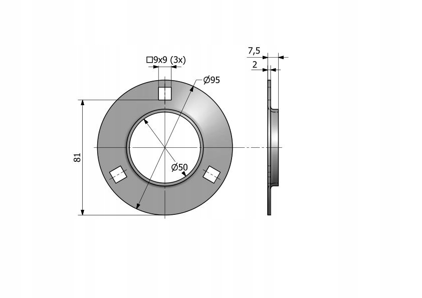 Oprawa łożyska P-205 Bizon/Anna Producent części inny
