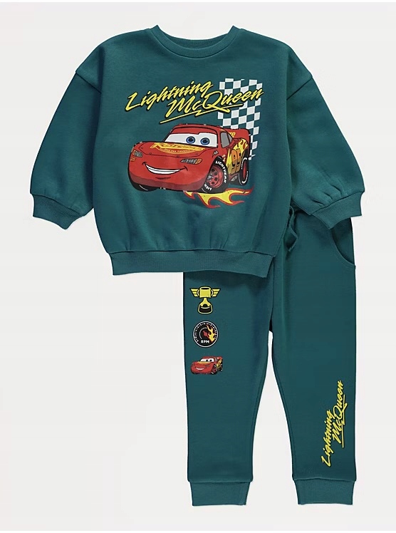 George Auta Cars Lightning McQueen dres 116-122 cm Nowy