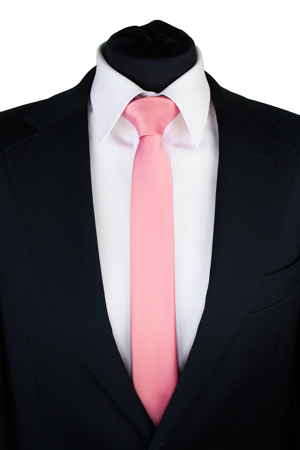 KRAWAT WĄSKI MĘSKI SLIM ŚLEDŹ 5 cm BRUDNY RÓŻ Płeć mężczyzna