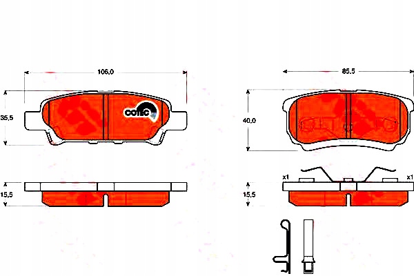 Trw Brzdové Destičky Chrysler Sebring 2.0 Crd (js Nezbytnost řidiče #32