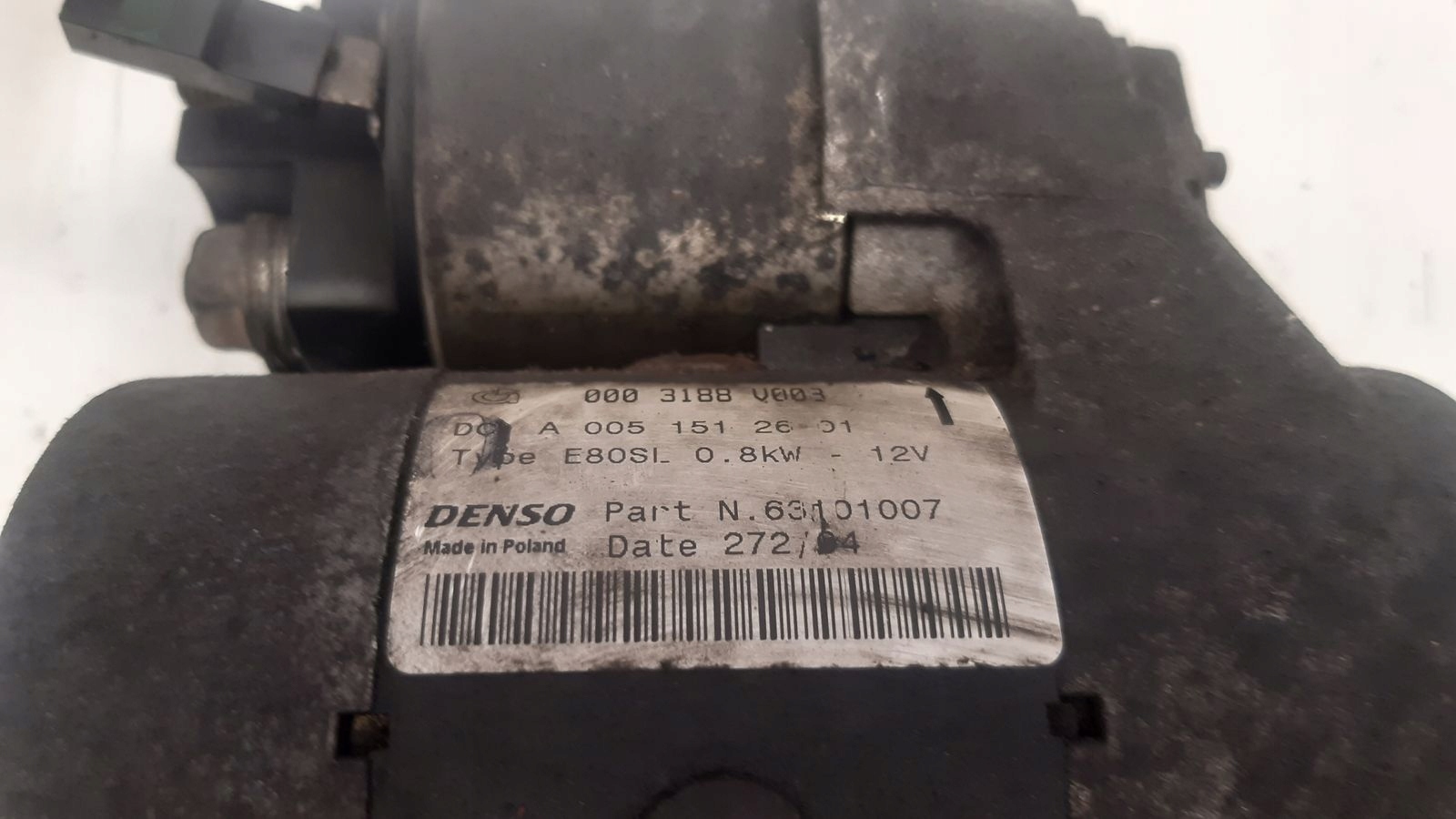 starter Smart ForTwo Cabrio 0,7T