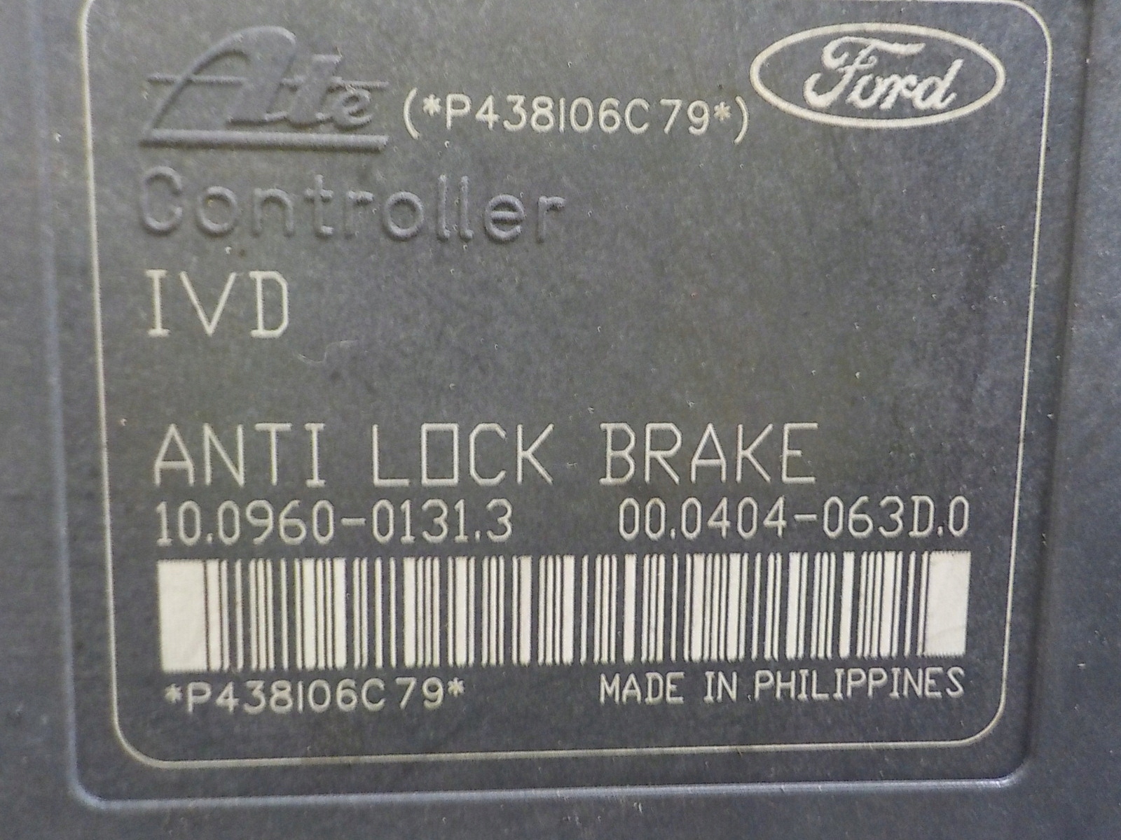 FORD KUGA e Pompa ABS 8V41-2C405-AE 10.0206-0372.4 10.0960-0131.3