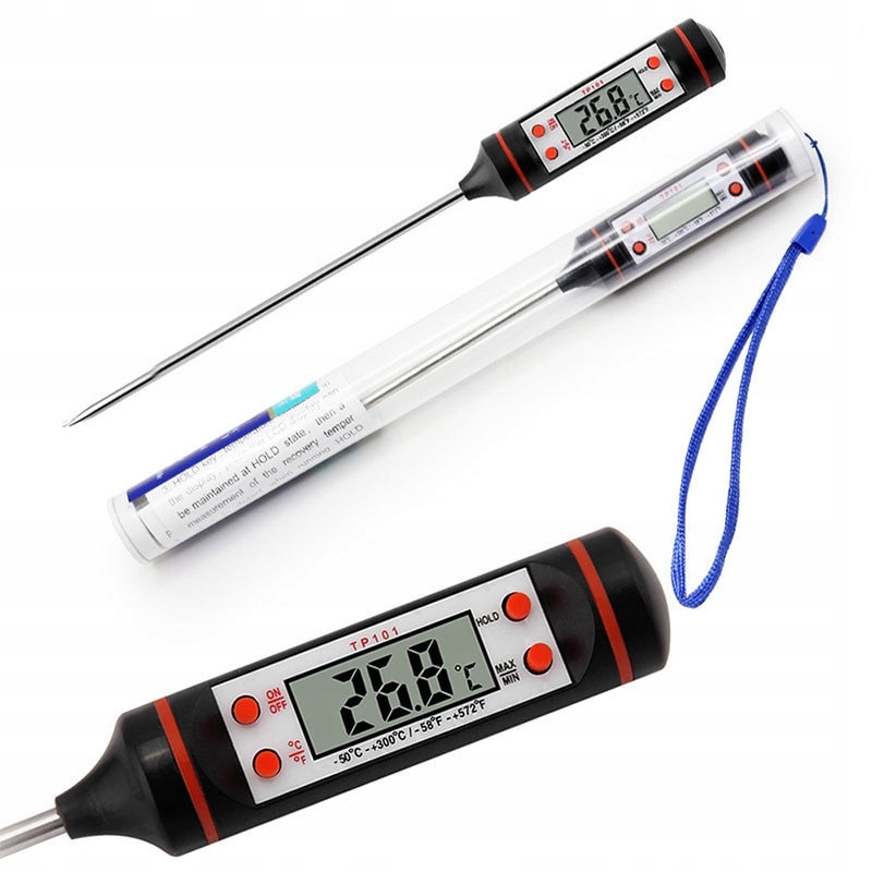 

Termometr Szpilkowy LCD Kuchenny Mięsa Wina 300°C