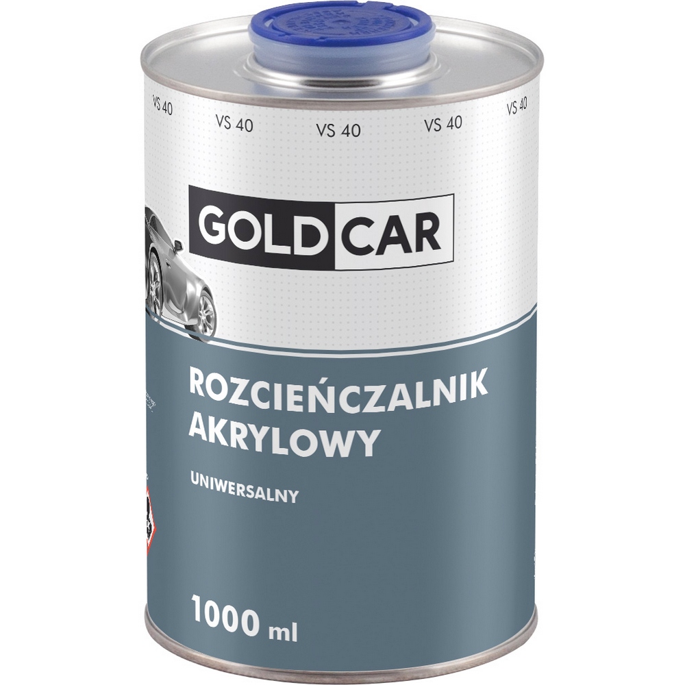 Rozcieńczalnik akrylowy GOLDCAR uniwersalny 1L