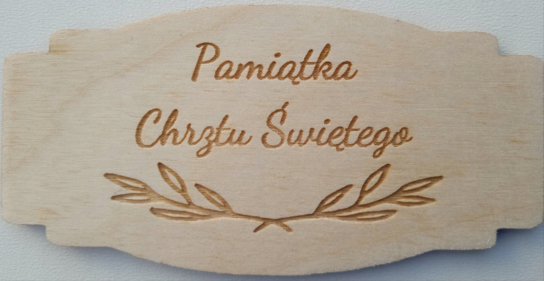 Ornament deseczka Pamiątka Chrztu Świętego
