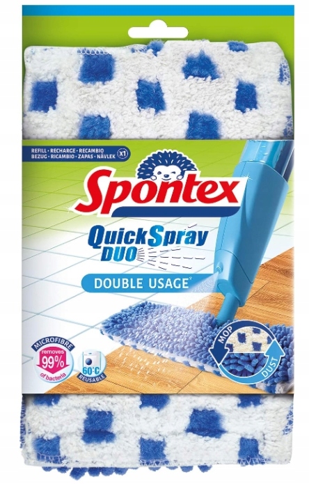 Levně Spontex Quick Spray Duo Vložka do mopu z mikrovlákna, 2 kusy