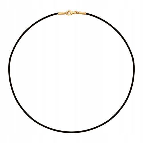 Voskovaný provázek se zlatými 585 sponami, jemný stylingový doplněk