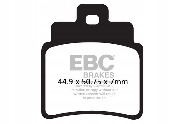 Brzdové doštičky Ebc FA355/4R (súprava na 1 kotúč)