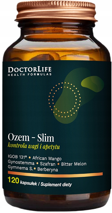 Ozem-slim 120 kaps Redukcja Wagi Kontrola Apetytu Gymnema Sylvestere