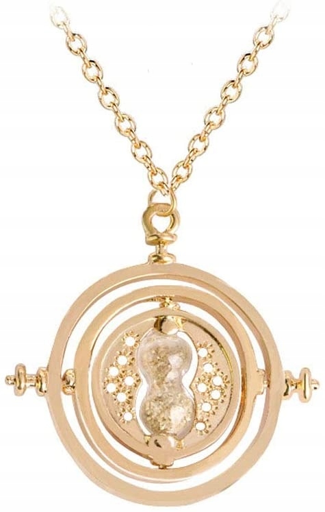 NASZYJNIK HARRY POTTER ZMIENIACZ CZASU ZŁOTY