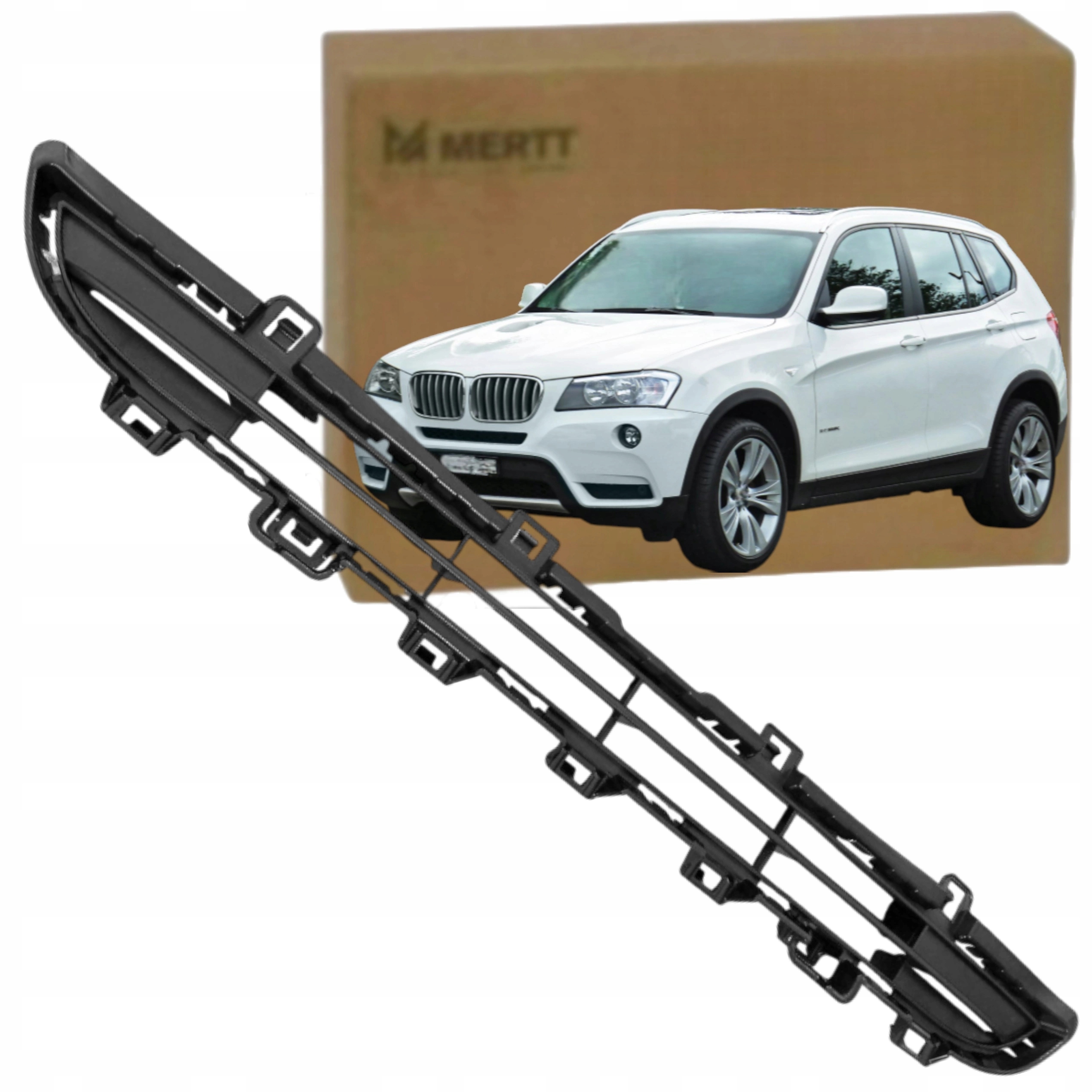 Středová Mřížka Horního Nárazníku Bmw X3 2014+ F25 Polift LCI