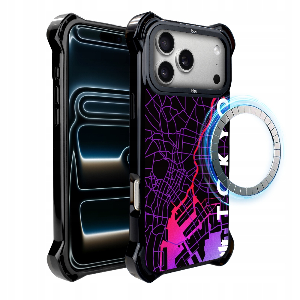 Pouzdro iPhone 17 Pro Max Ibizu DropGuard Ultra s MagSafe, Tokio