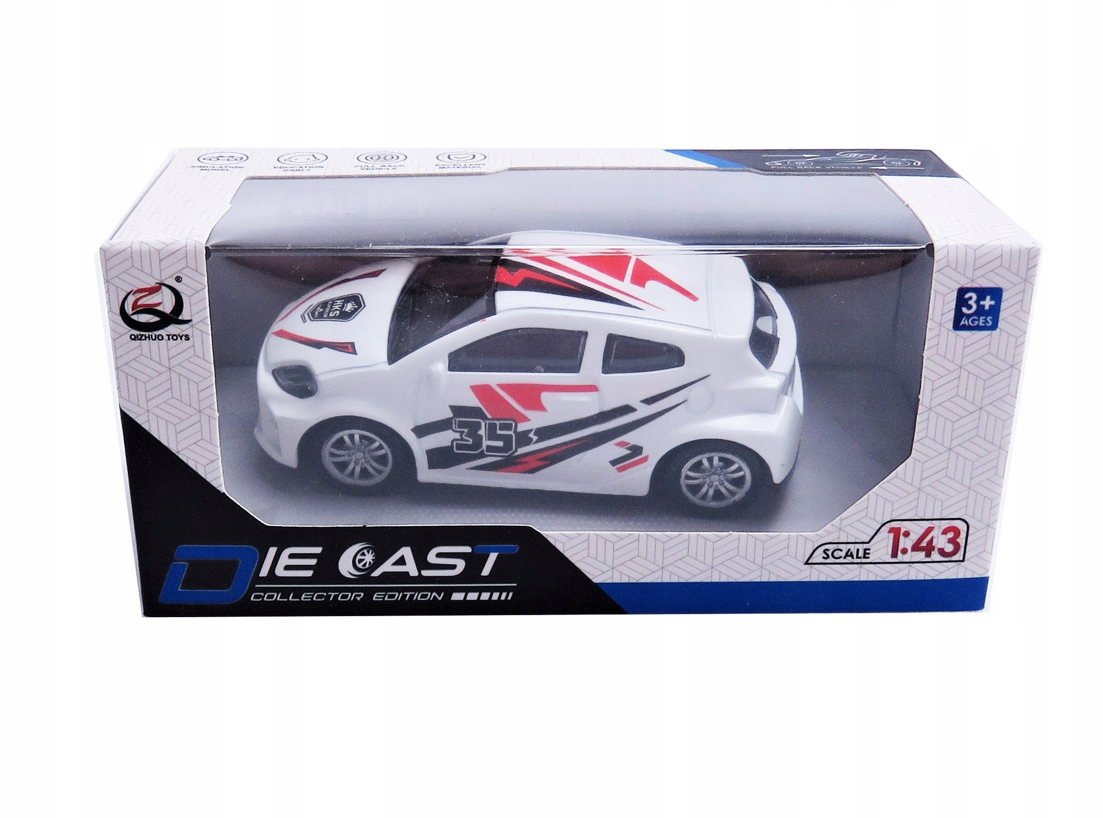 SAMOCHÓD SPORTOWY ZABAWKA MODEL