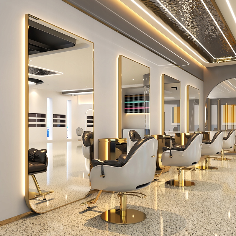 Konsola konsoleta fryzjerska barberska kosmetyczna lustro 200x90 PRO