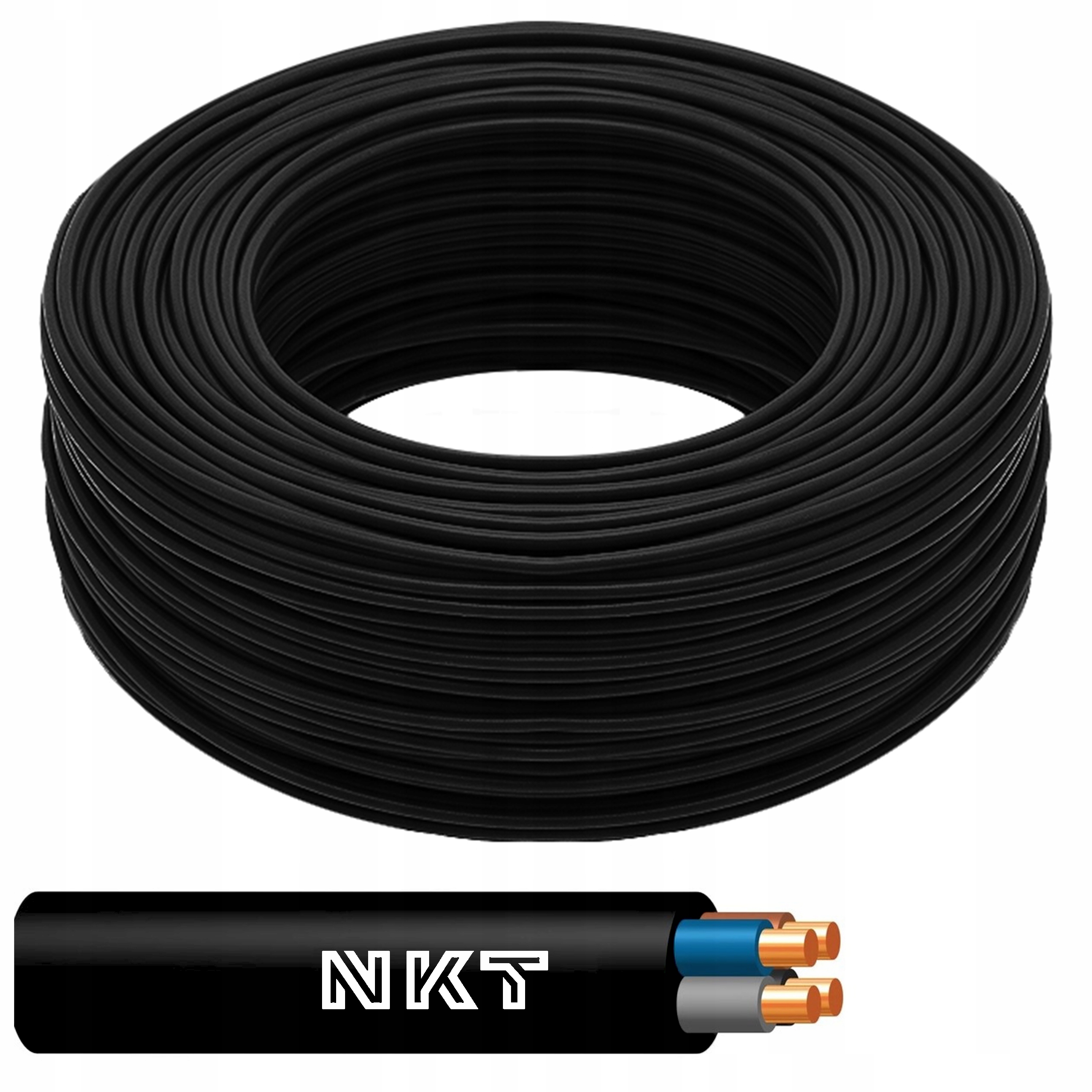 

Kabel okrągły przewód Yky 4x4 żo 0,6/1kV za metr