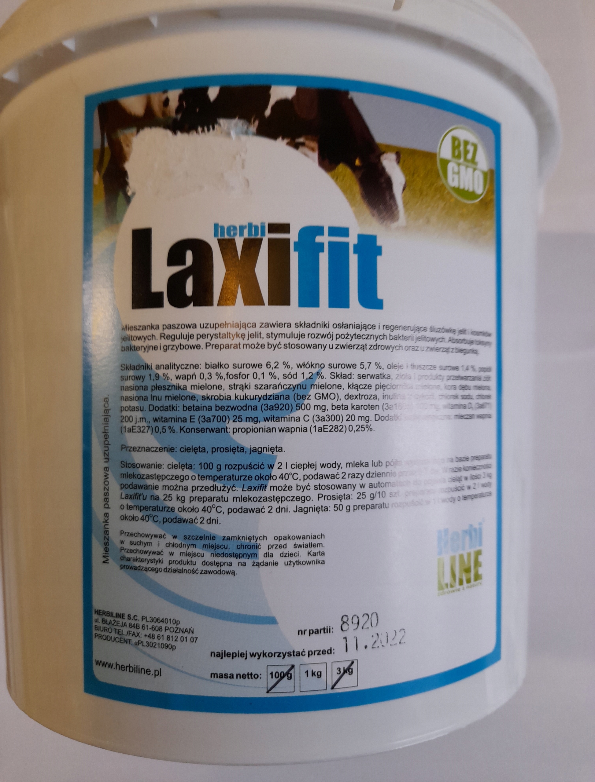 LaxiFit preparat na biegunkę 1 kg