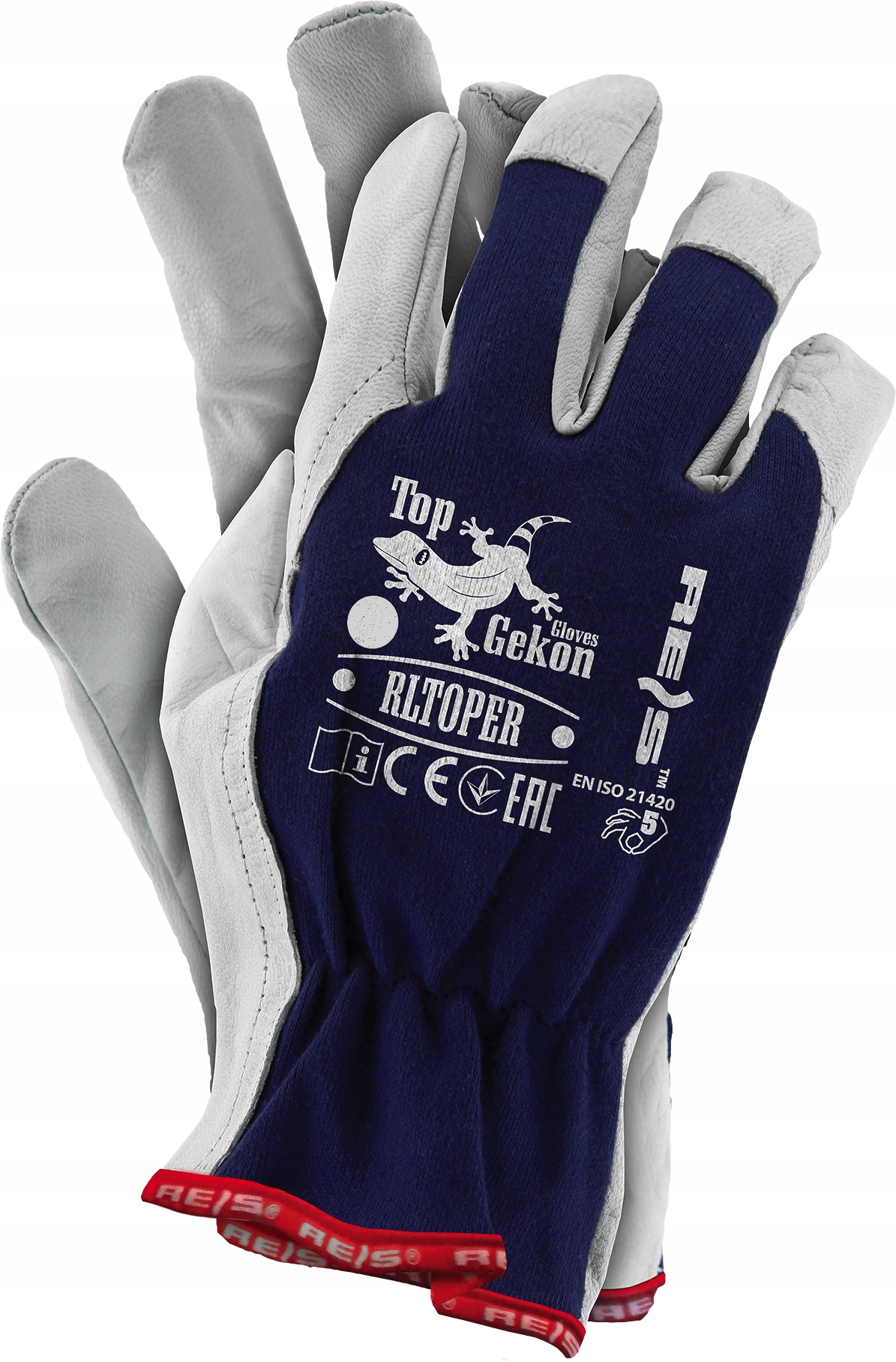 RĘKAWICZKI RĘKAWICE SKÓRZANE RLTOPER marki REIS '9