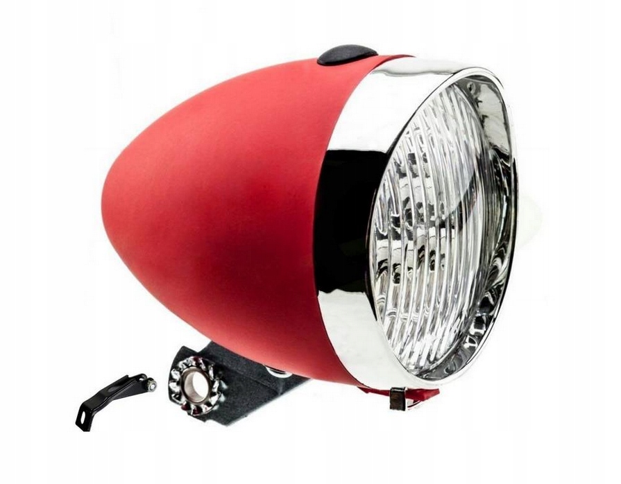 

Światło Lampka Rowerowa Przód w stylu Retro czerwo