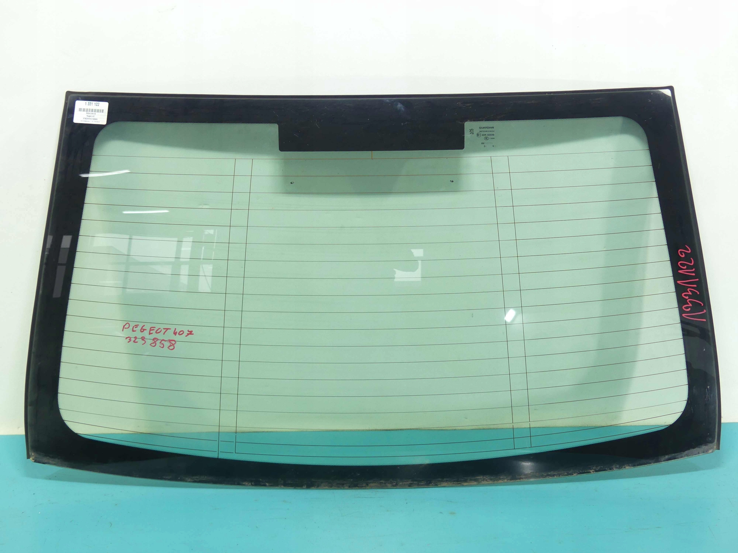 SZYBA TYLNA PEUGEOT 407 SEDAN TYŁ SEDAN