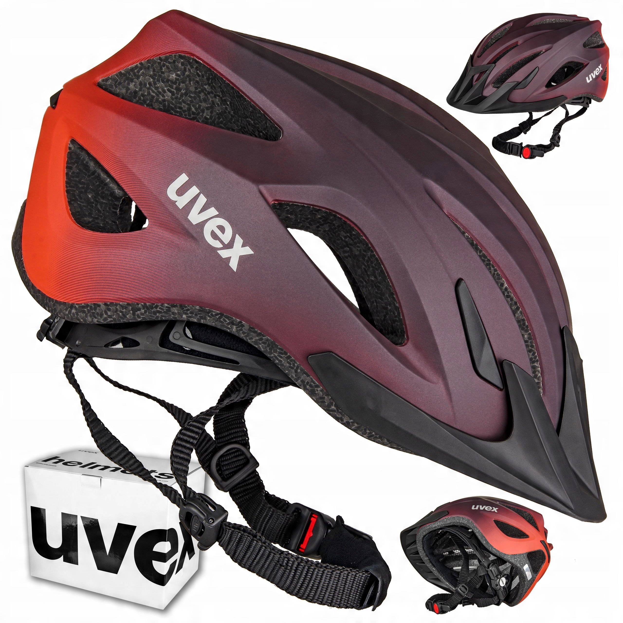 

Kask Rowerowy Uvex Viva 3 Plum Roz. 52-57 CM