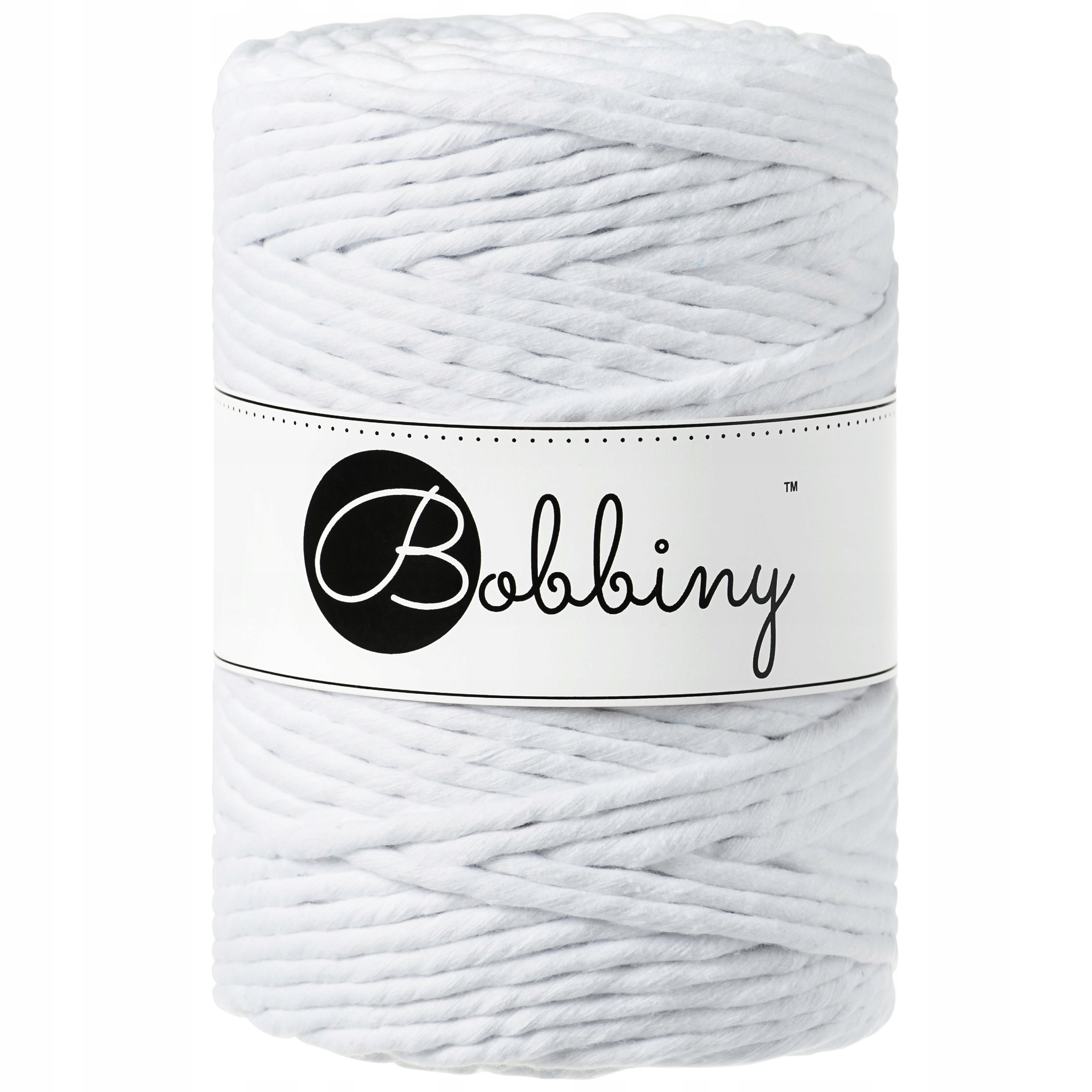 White Macrame Cord 5mm 100m