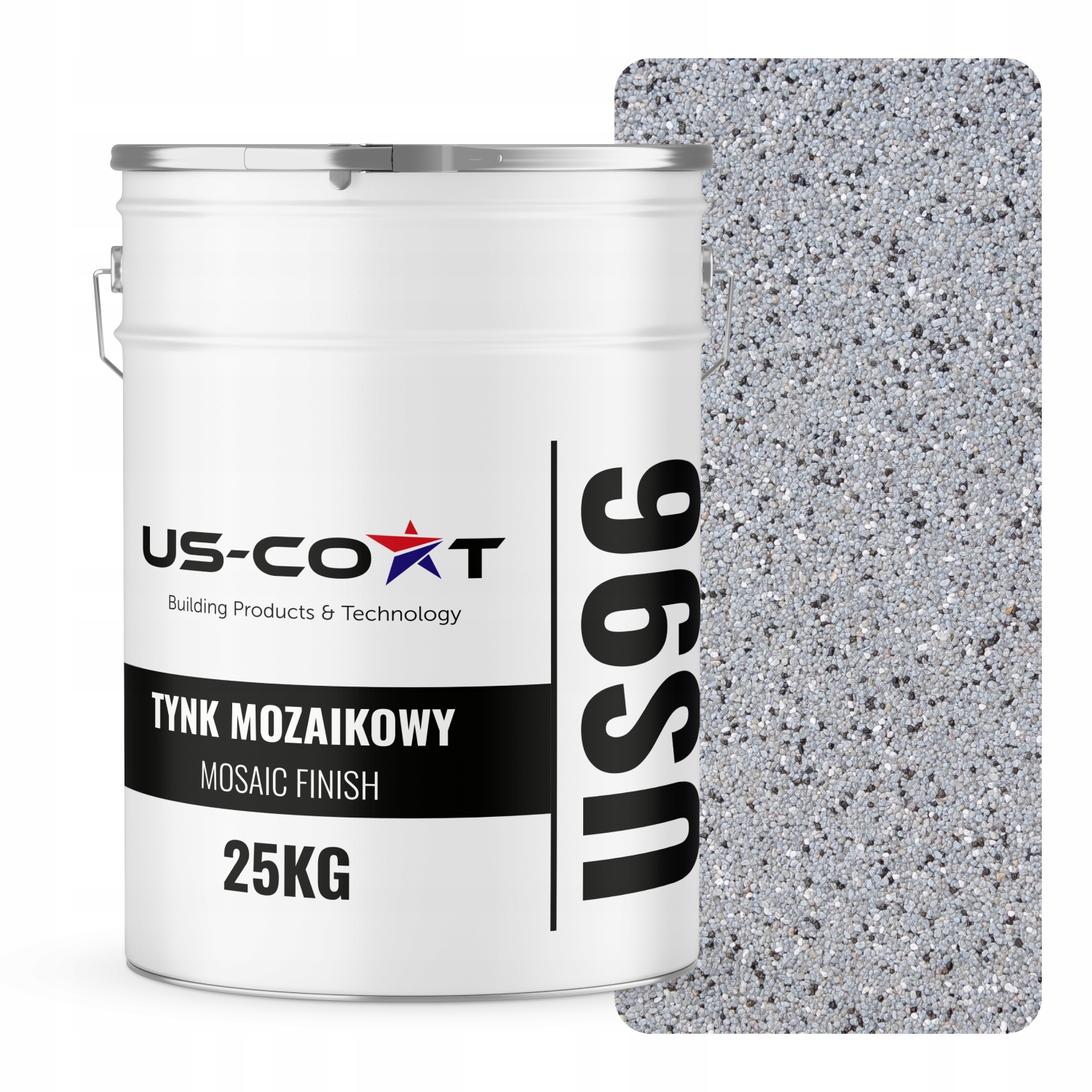 Mozaiková Omietka Mozaika 25 Kg Sivá M32 Ozdobná Živicová Fasáda Premium