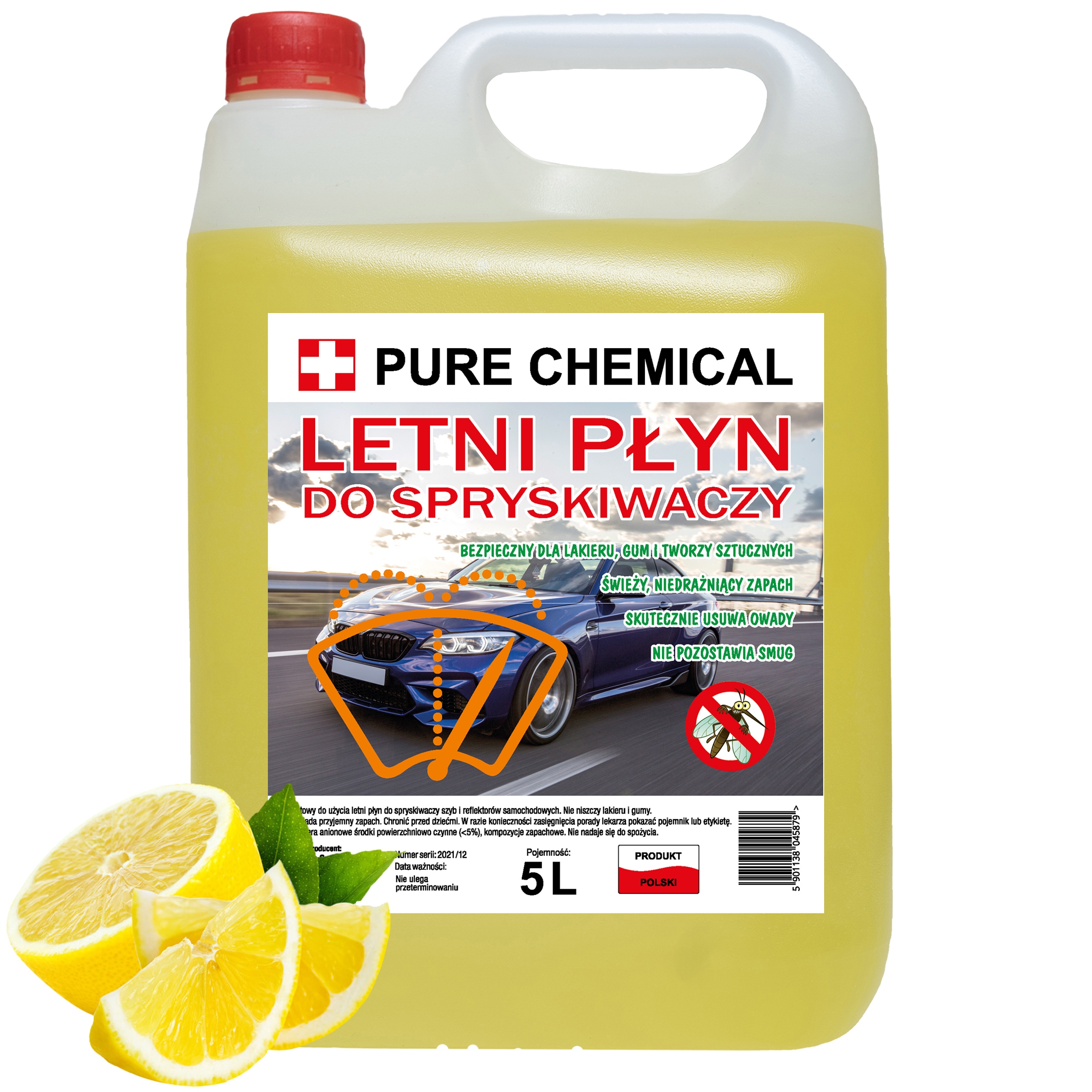 

Letni Płyn Do Spryskiwaczy 5L zapach cytrynowy