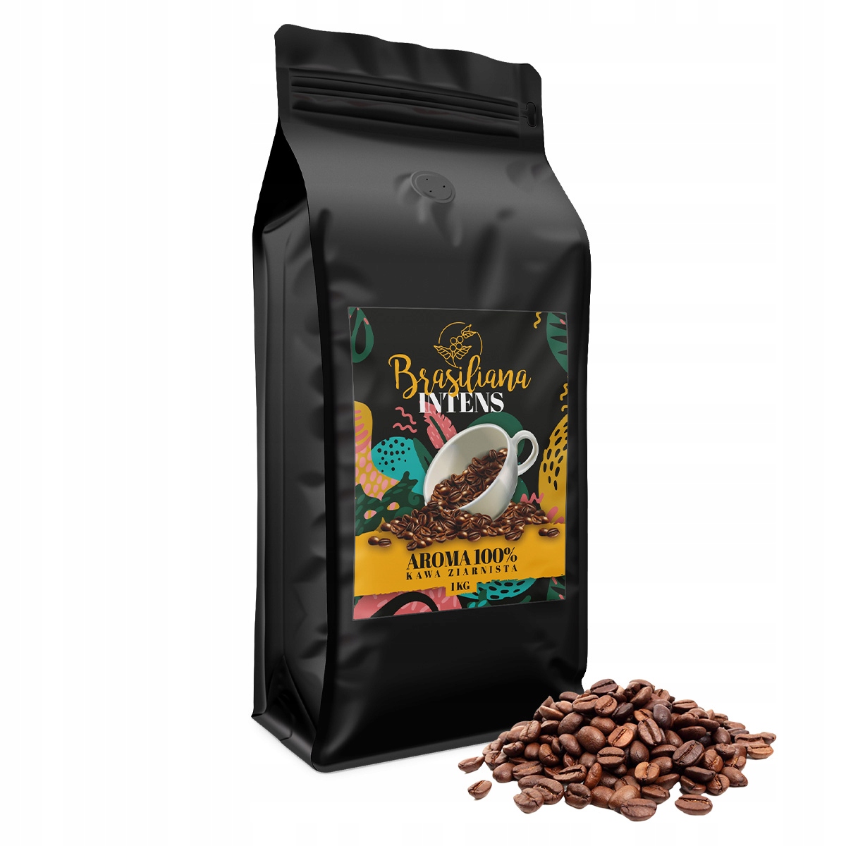 Levně Tommy Cafe Káva Brasiliana Intens do kávovaru 1 kg