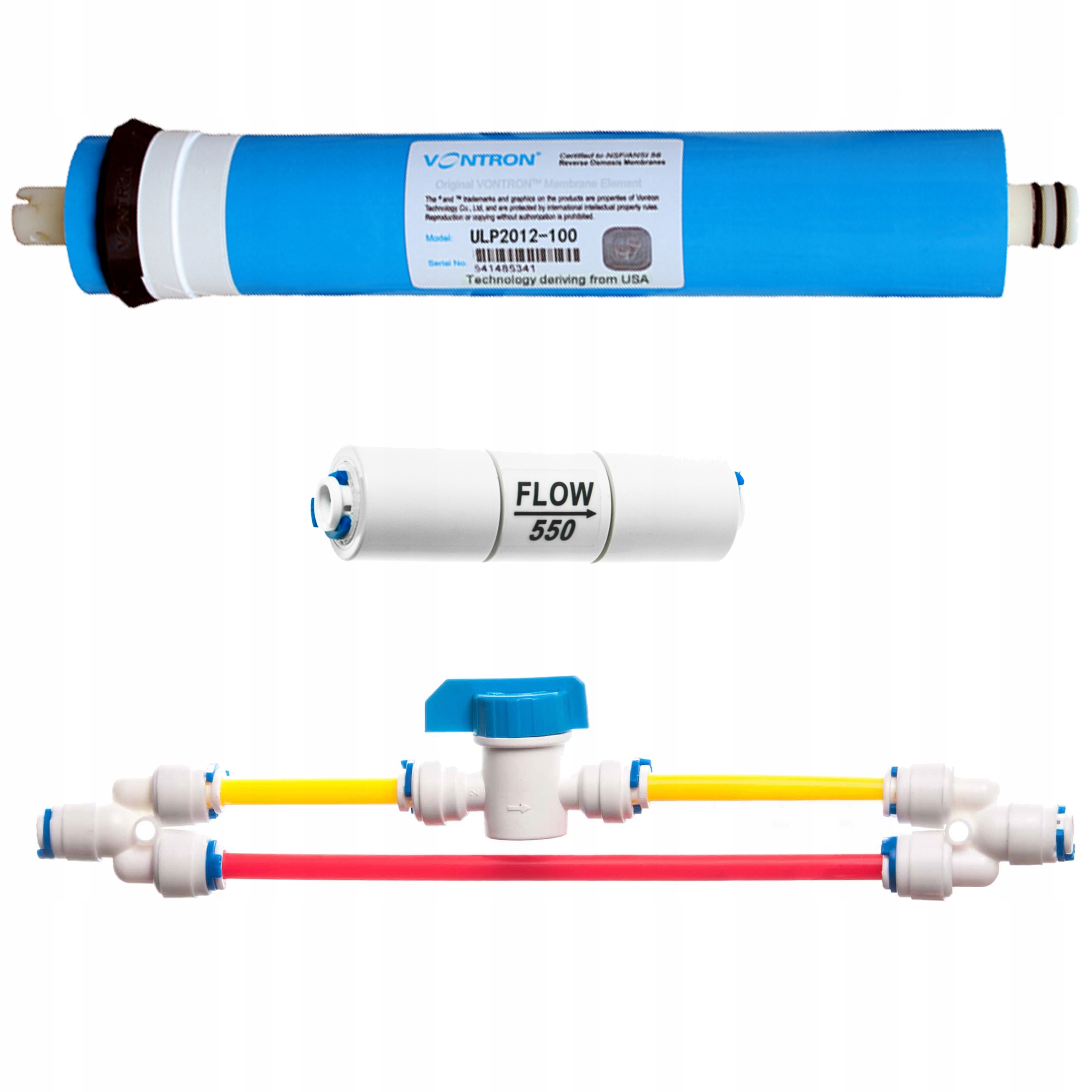 Membrana Osmotyczna Osmoza Vontron 100GPD Ogranicznik Flush