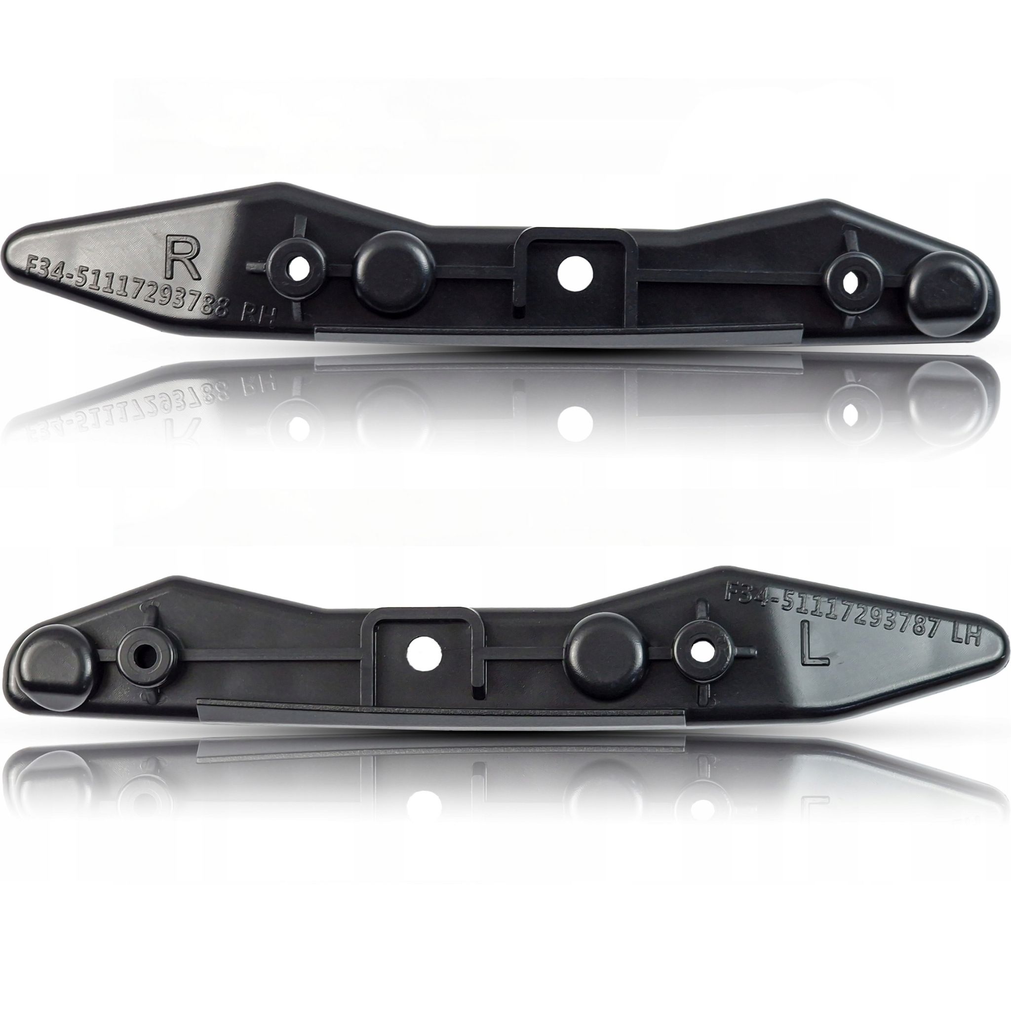 Bmw 3GT F34 LCI 2013-KLUZNÉ Upevňovací Držáky Nárazníku Blatníku Horní P L