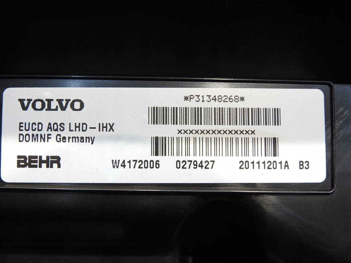 радиатор отопителя volvo V60 2.0 D3