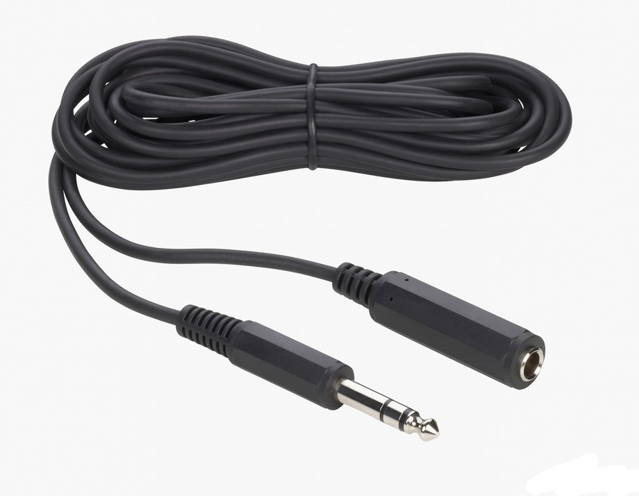 

Kabel przedłużacz Duży Jack 6,35mm M/f stereo 5m.