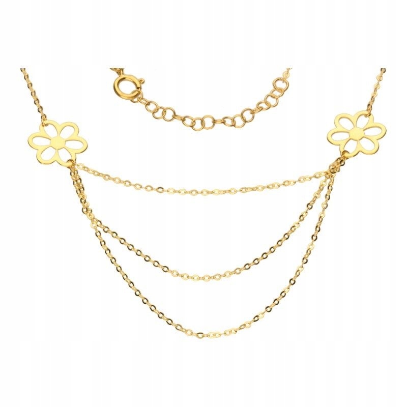 Zlatý náhrdelník pr. 585 45 cm Dedikace 14 karátů NZ1