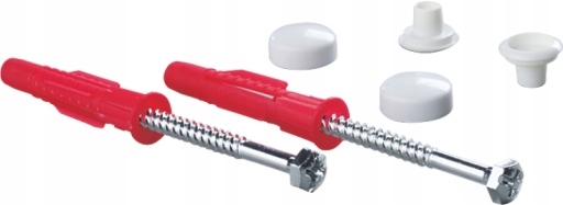 

Komplet Zestaw Do Mocowania Muszli Miski Wc M6X80