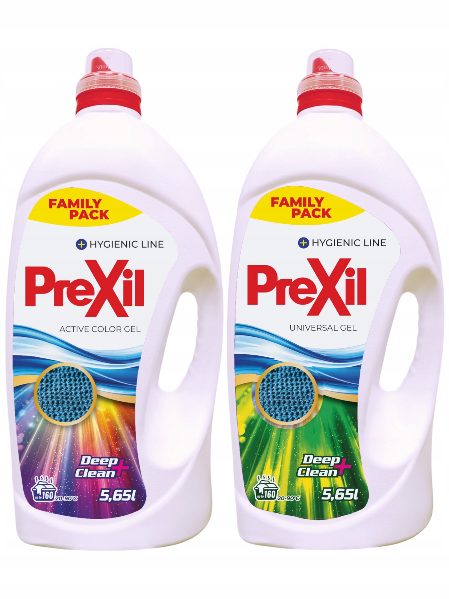 Levně Sada Gel Na Praní Prexil 5,65L Color Univrsal Premium Vysoká Kvalita