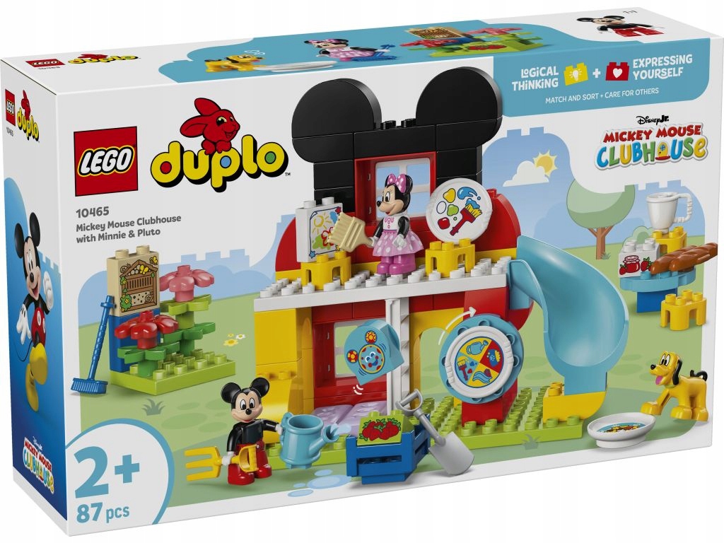 Lego 10465 Duplo Klub Mickey Mouse s Minnie a Plutem